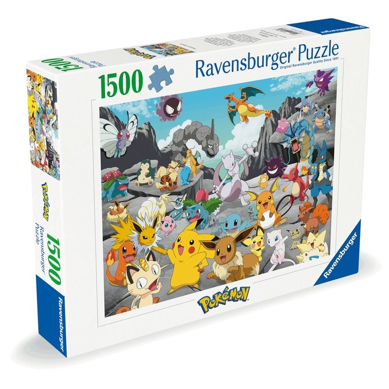 Pussel 1000 bitar Pokémon Classics, Övrigt. Tillgänglighet: Tillfälligt slut