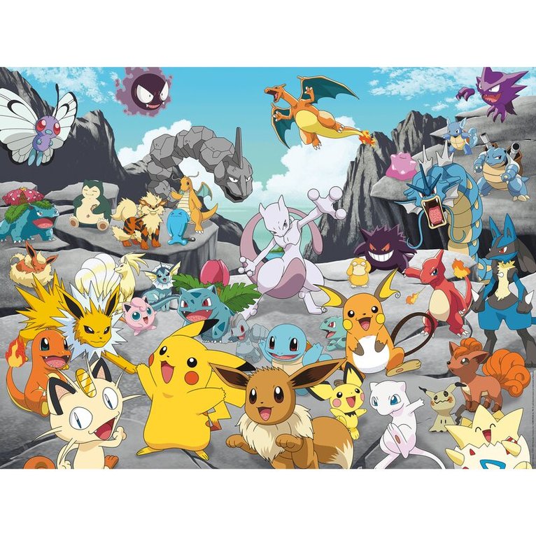Pussel 1000 bitar Pokémon Classics, Övrigt