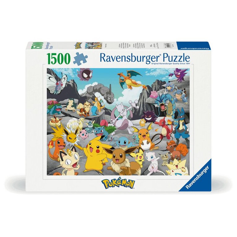 Pussel 1000 bitar Pokémon Classics, Övrigt