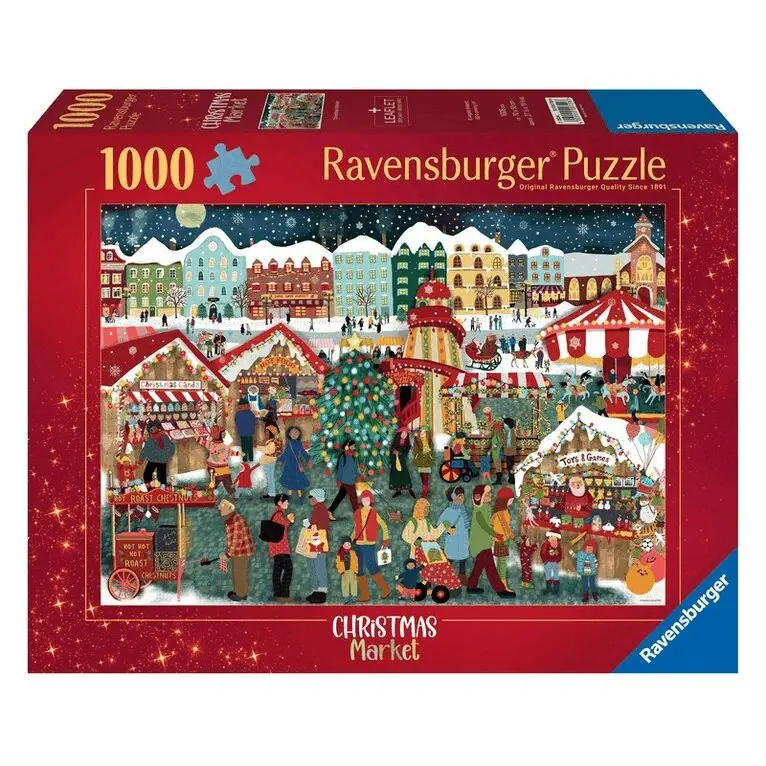 Pussel 1000 bitar Christmas market, Övrigt. Tillgänglighet: Lägg i varukorg