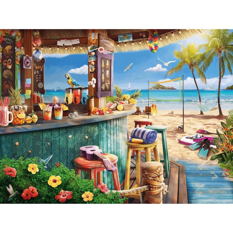 Pussel 1500 bitar Beach Bar Breezes, Övrigt