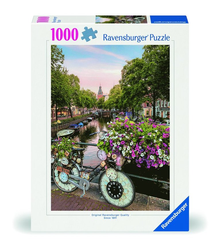 Pussel 1000 bitar - Bicycle Amsterdam, Övrigt