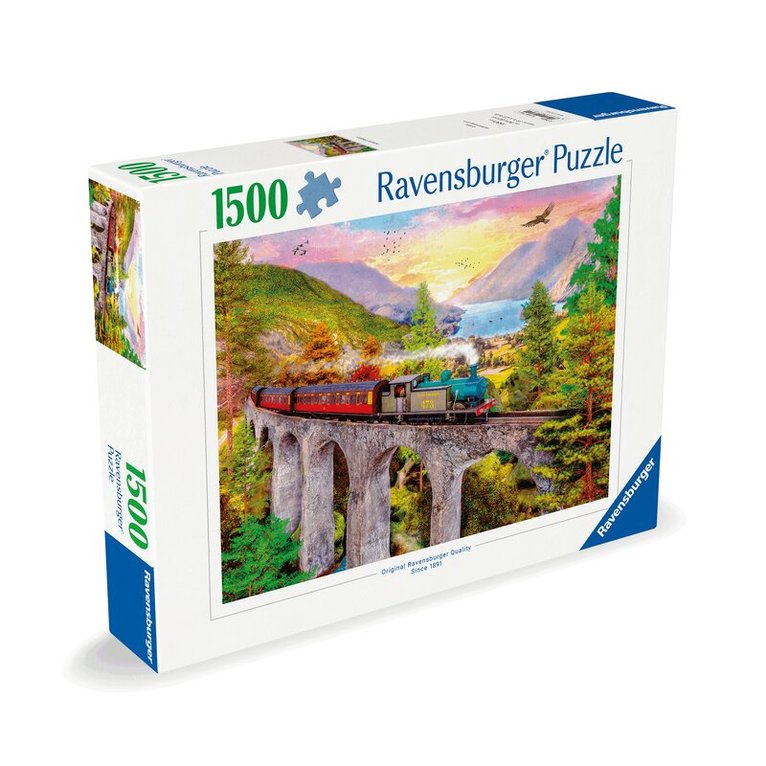 Pussel 1500 bitar Autumn Viaduct, Övrigt. Tillgänglighet: Tillfälligt slut