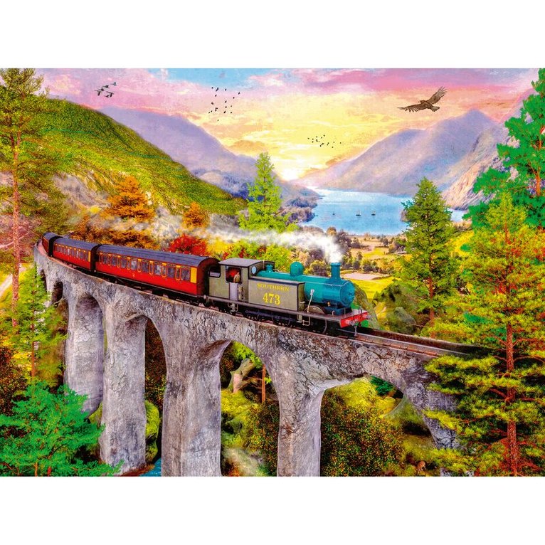 Pussel 1500 bitar Autumn Viaduct, Övrigt