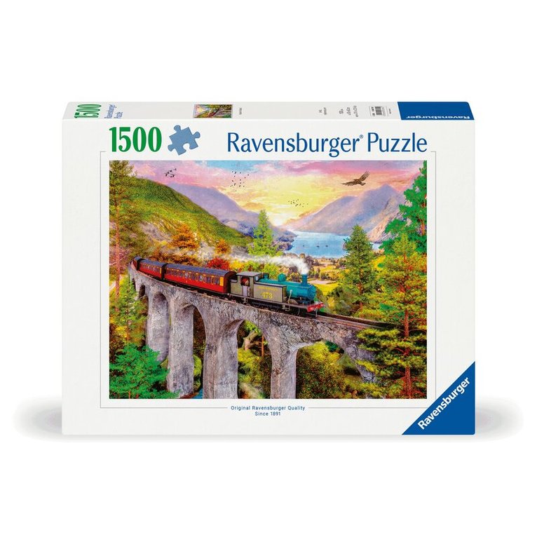 Pussel 1500 bitar Autumn Viaduct, Övrigt