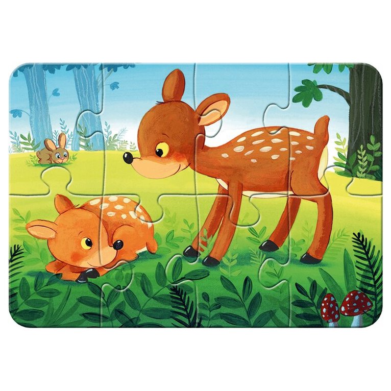 Pussel 2/4/6/8 bitar Forest Animal Fun, Övrigt