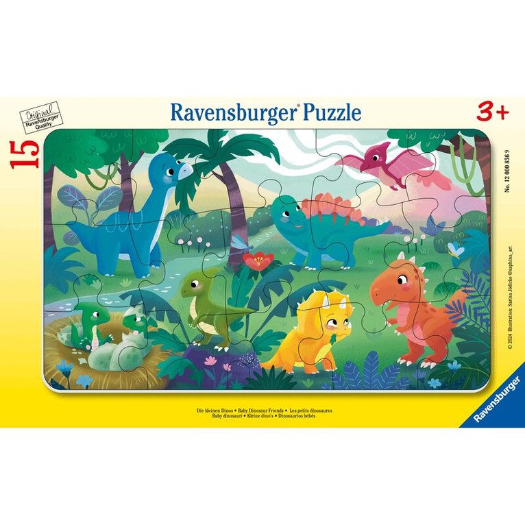 Pussel 15 bitar Baby Dinosaur Friends, Övrigt