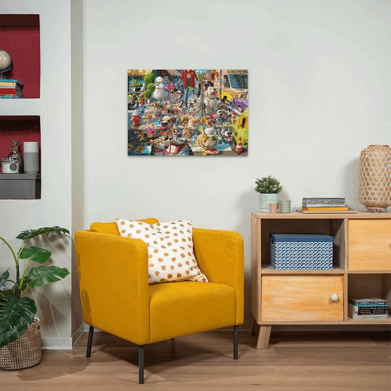 Pussel 1000 bitar The Dog Walker, Övrigt