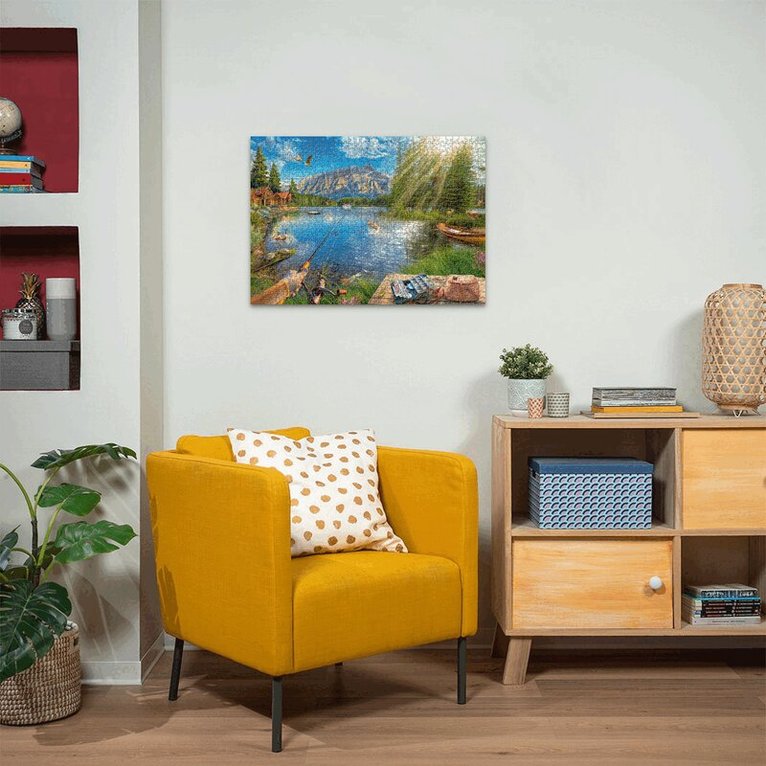 Pussel 1000 bitar Life At The Lake, Övrigt