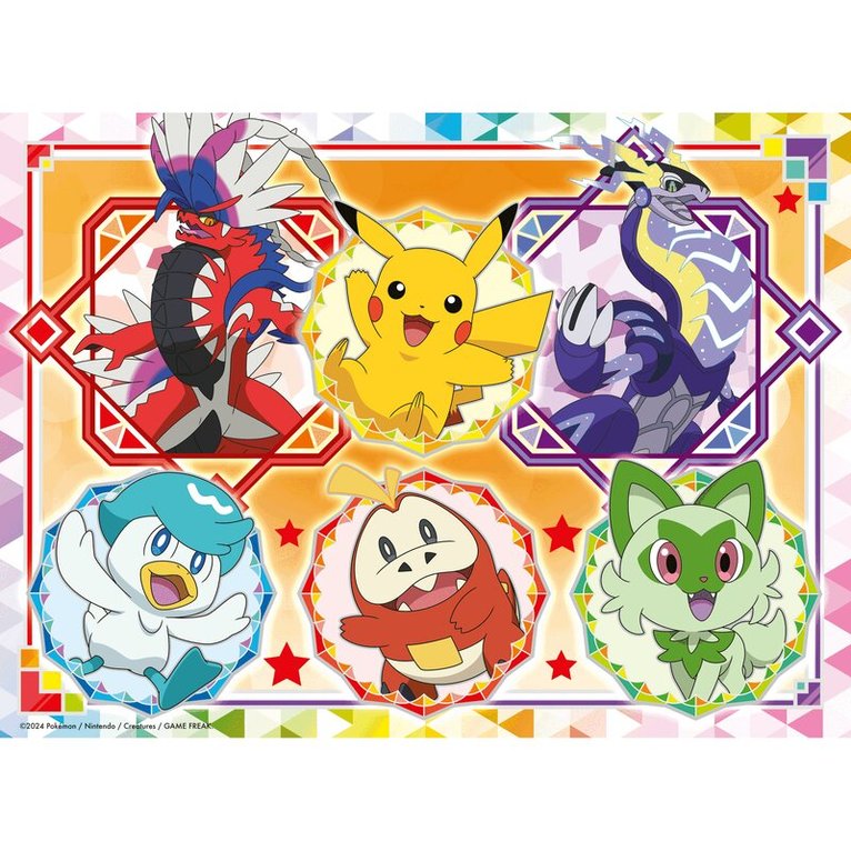 Pussel 100 bitar Pokémon, Övrigt
