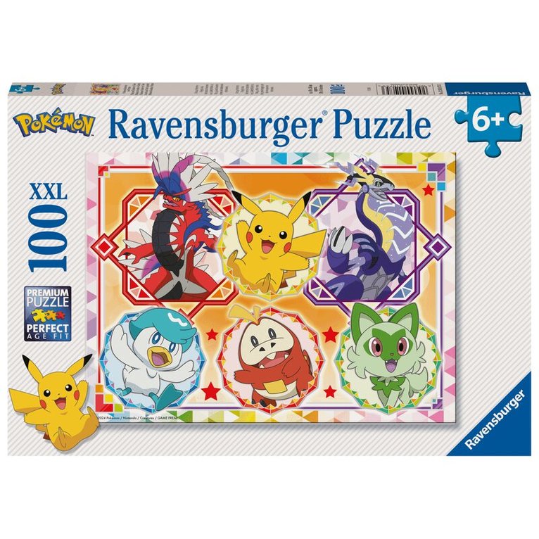 Pussel 100 bitar Pokémon, Övrigt