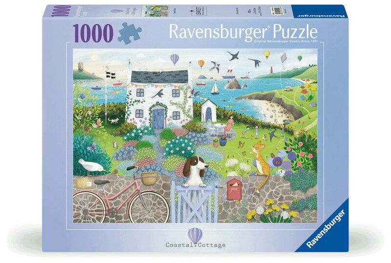 Pussel 1000 bitar Coastal Cottage, Övrigt