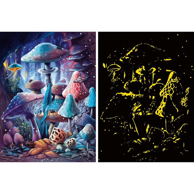 Pussel 500 bitar Moonlight Mushrooms, Övrigt
