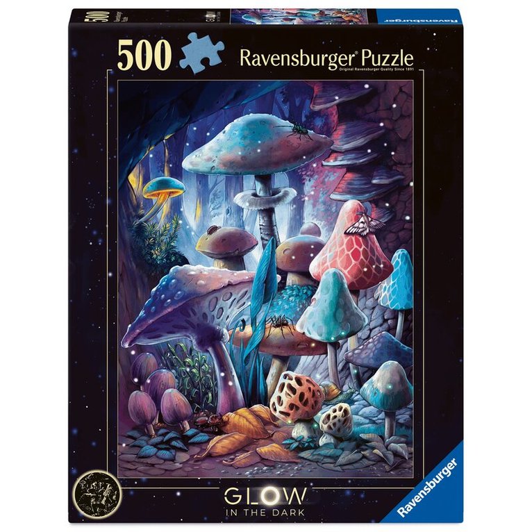 Pussel 500 bitar Moonlight Mushrooms, Övrigt