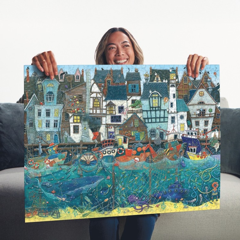 Pussel 1500 bitar Harbour of wonders, Övrigt