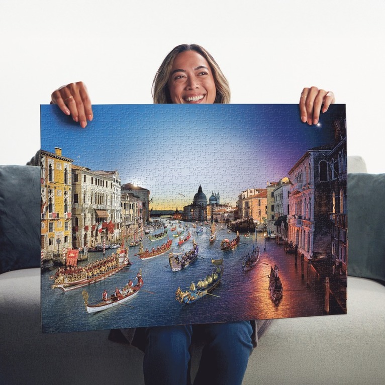 Pussel 1000 bitar Venice Day to Night, Övrigt