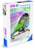 Pussel 1000 bitar Swirly Bird