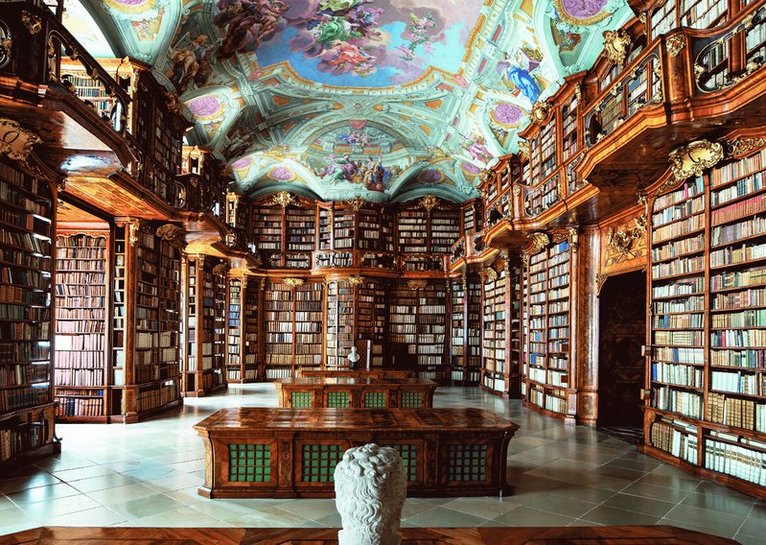 Pussel 1000 bitar Library at St. Florian Monastery, Övrigt