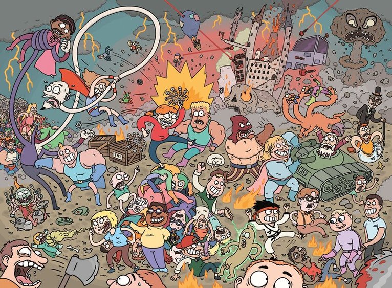 Pussel 500 bitar Skurkarnas Skurk, Övrigt