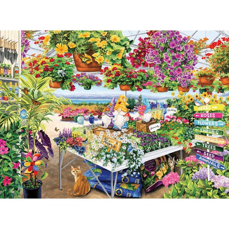 Pussel 500 bitar Glorious Garden Center, Övrigt