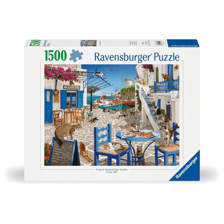 Pussel 1500 bitar Cats Of Mykonos, Övrigt