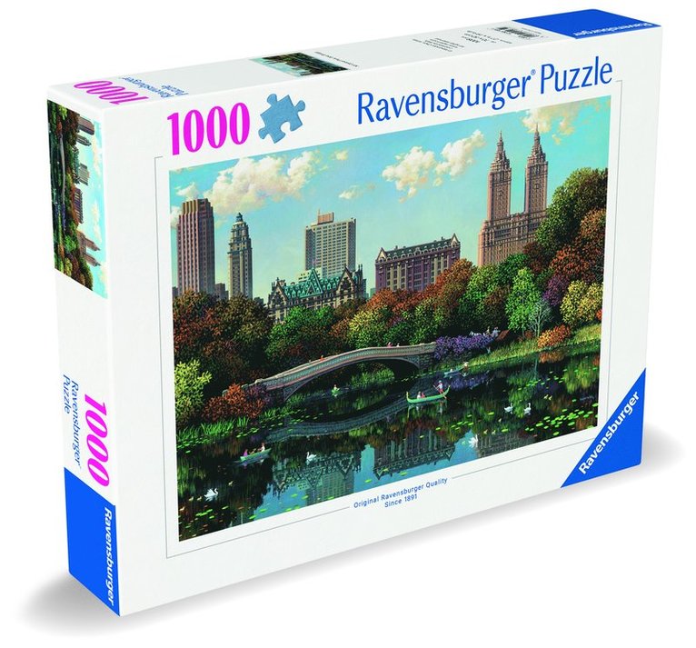 Pussel 1000 bitar NY Central Park, Bow Bridge, Övrigt