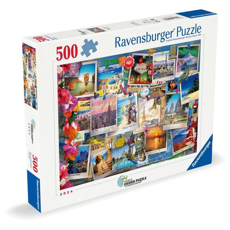 Pussel 500 bitar World Travel Pinboard, Övrigt. Tillgänglighet: Lägg i varukorg
