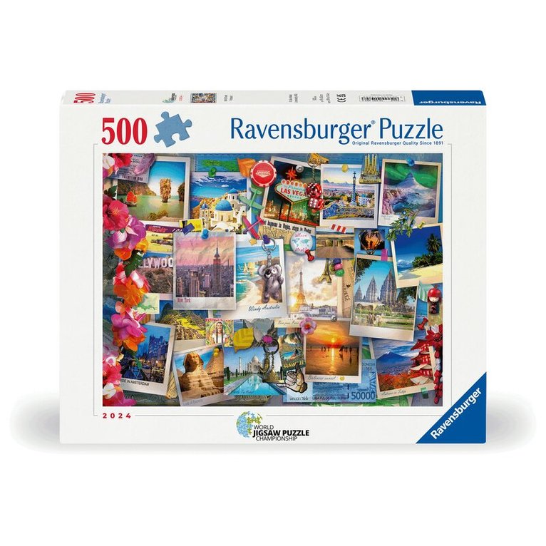 Pussel 500 bitar World Travel Pinboard, Övrigt