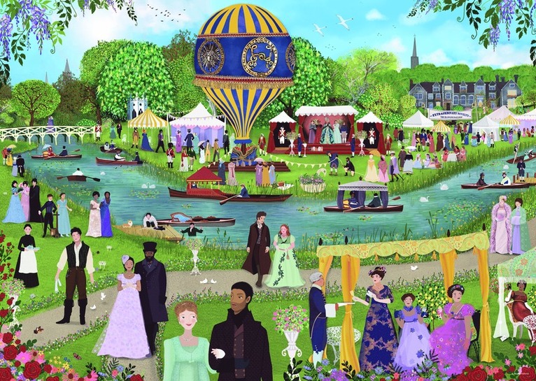 Pussel 1000 bitar Bridgerton - Seeing and Being Seen, Övrigt