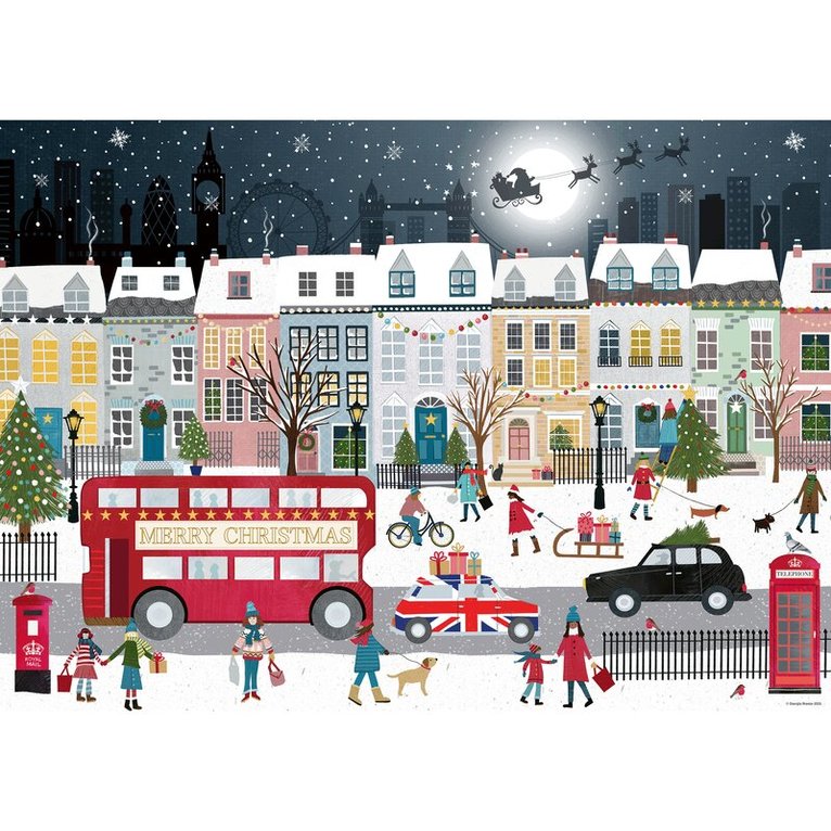 Pussel 1000 bitar London's Christmas Spirit, Övrigt