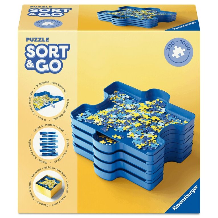 Pusselsorterare Puzzle Sort & Go 8 delar, Övrigt