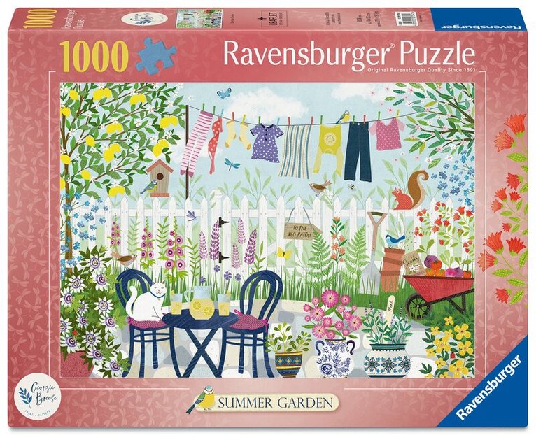 Erwachsenenpuzzle 1000 Teile - Sommergarten, Övrigt