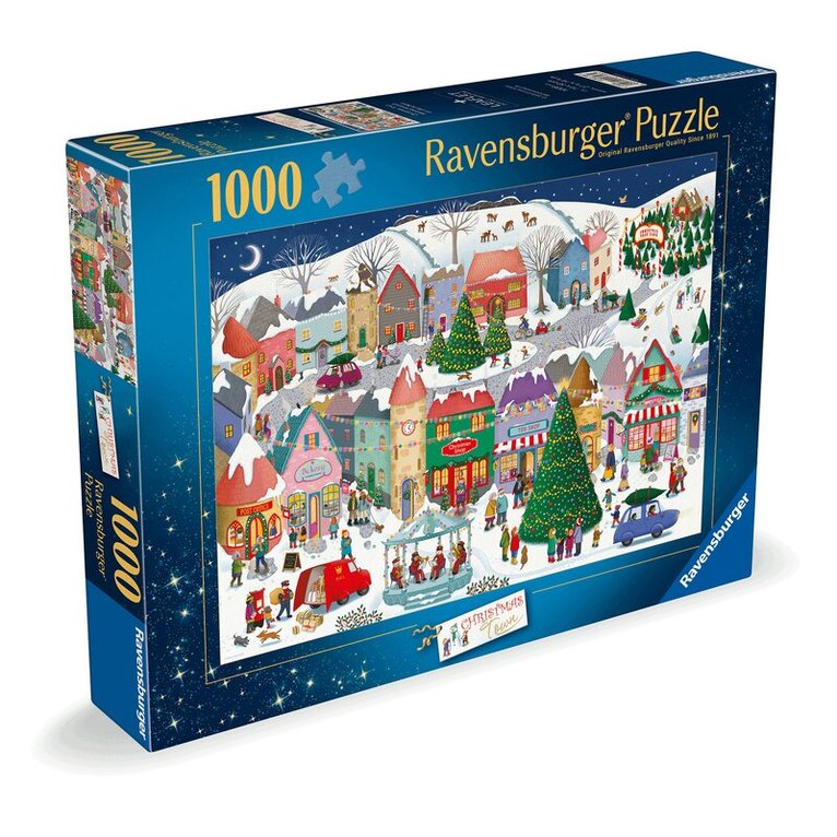 Pussel 1000 bitar Christmas Town, Övrigt