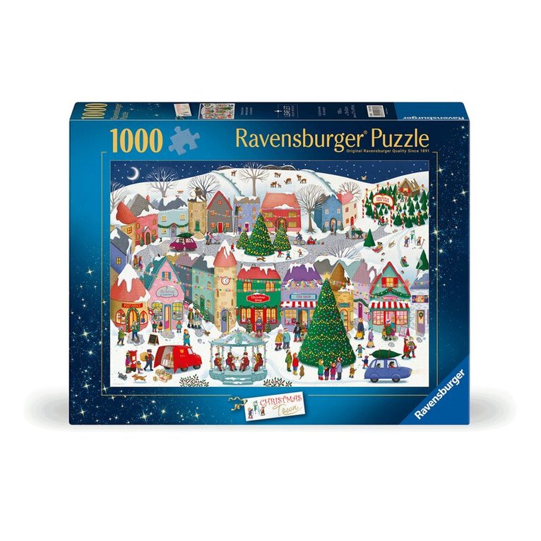Pussel 1000 bitar Christmas Town, Övrigt