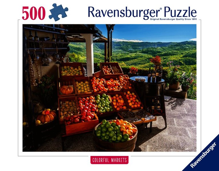 Pussel 500 bitar Fruit Market, Croatia, Övrigt