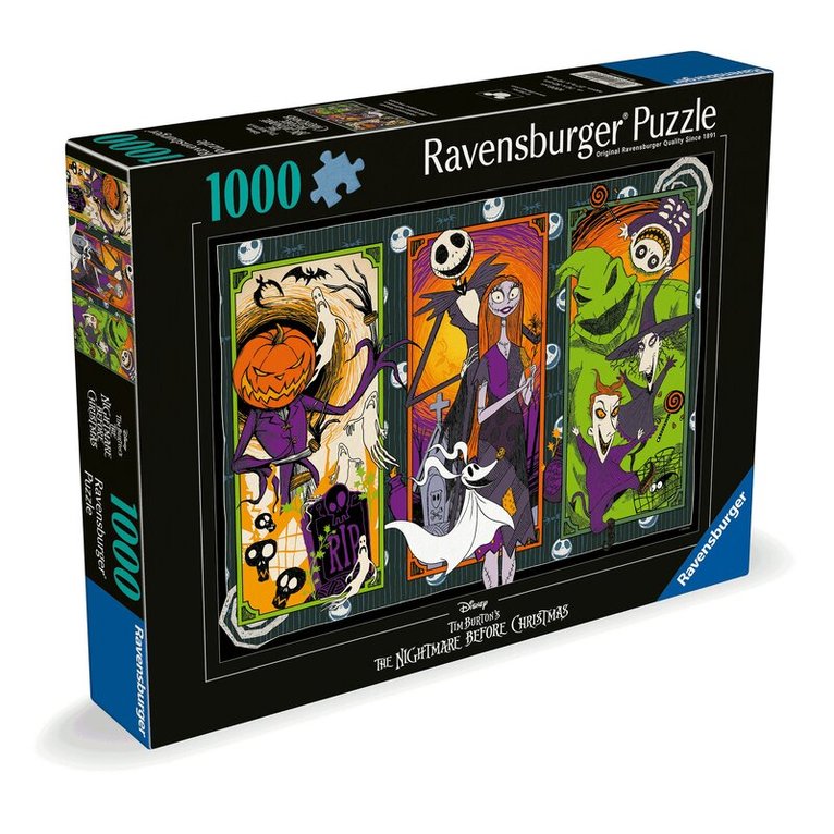 Pussel 1000 bitar The Nightmare Before Christmas, Övrigt
