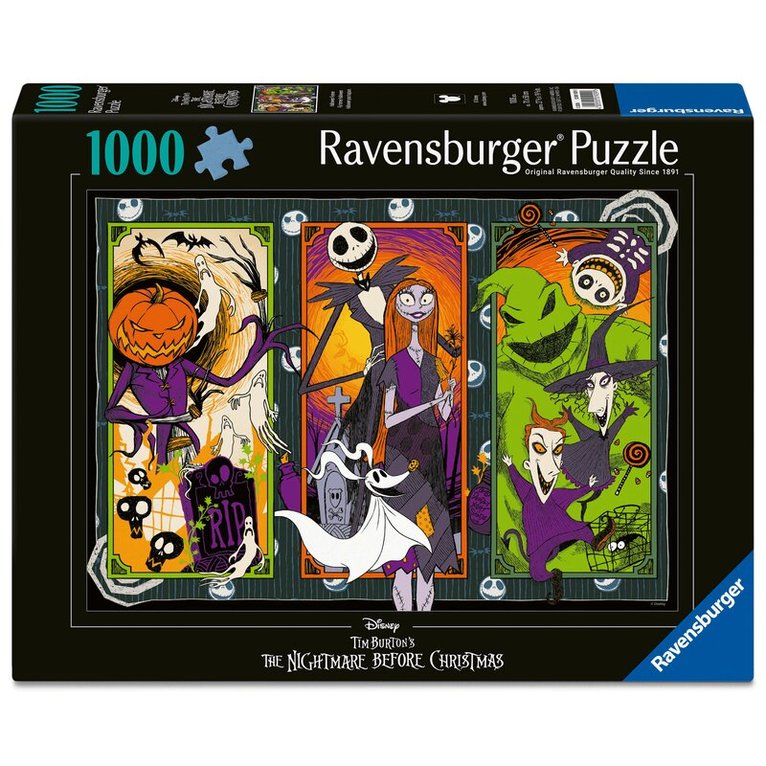 Pussel 1000 bitar The Nightmare Before Christmas, Övrigt