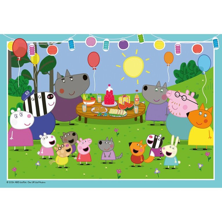 Pussel 2x24 bitar Peppa Pig It's Party Time!, Övrigt