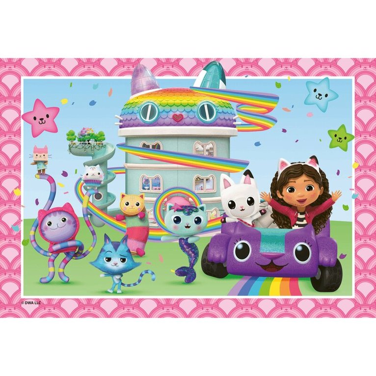 Pussel 2x24 bitar Gabby's Dollhouse, Övrigt