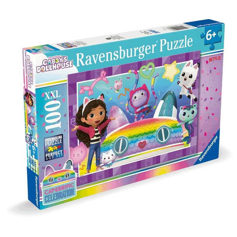 Pussel 100 XXL bitar Gabby's Dollhouse, Övrigt
