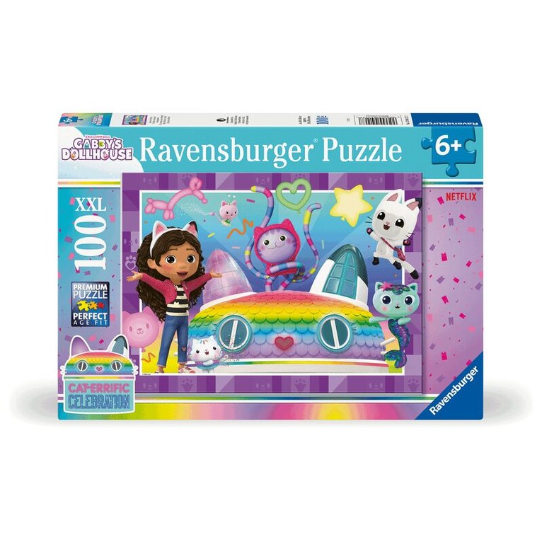 Pussel 100 XXL bitar Gabby's Dollhouse, Övrigt