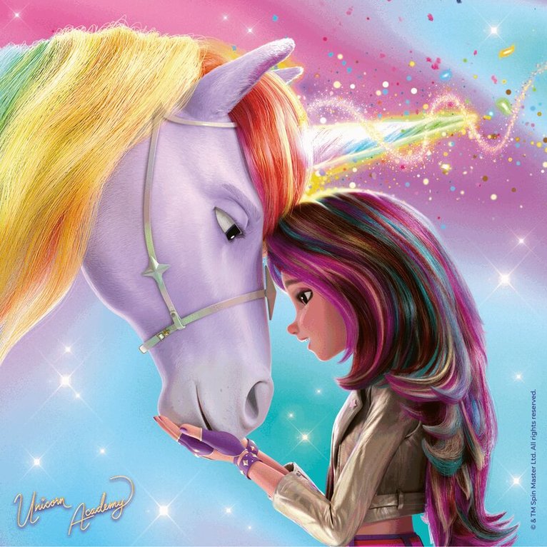 Pussel 3x49 bitar Unicorn Academy, Övrigt