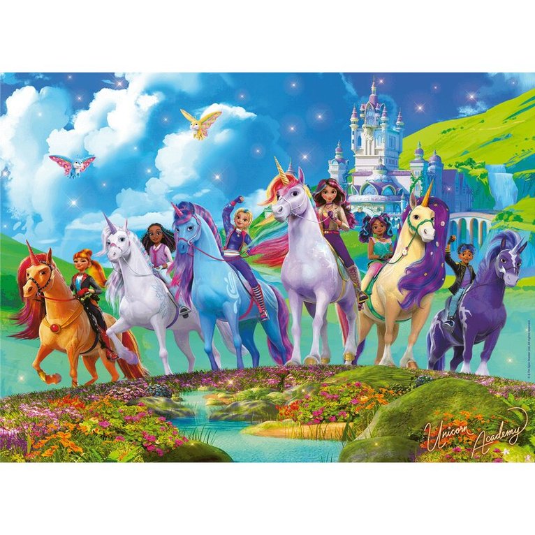 Pussel 200 bitar XXL Unicorn Academy, Övrigt