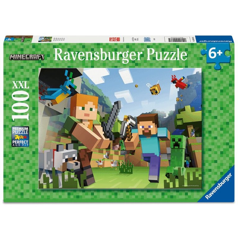 Pussel 100 XXL bitar Minecraft, Övrigt