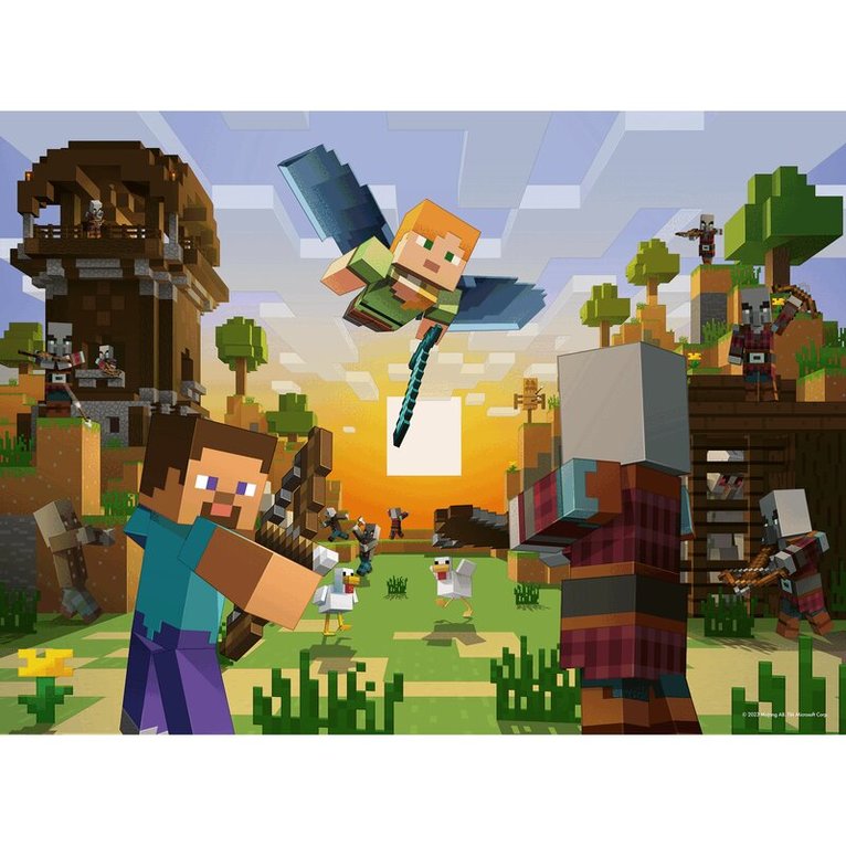 Pussel 150 bitar Minecraft architecture and adventure, Övrigt