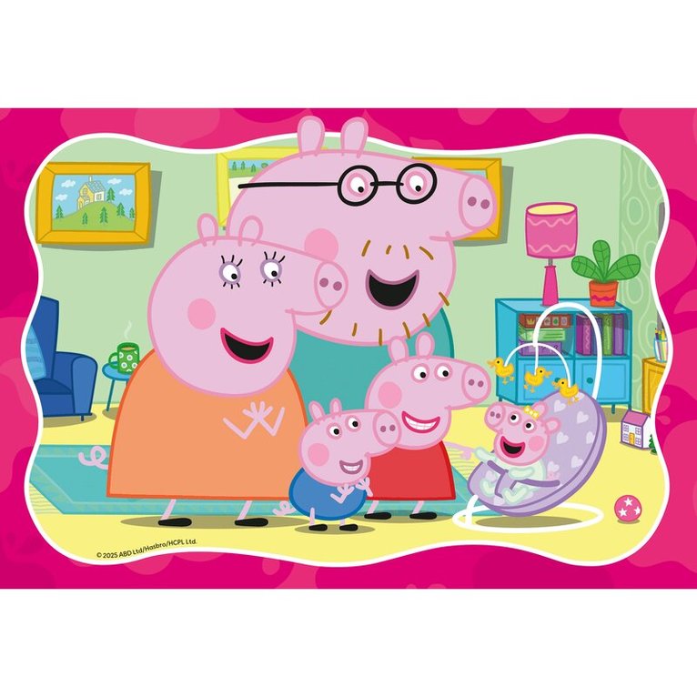 Pussel 2x24 XXL bitar Peppa Pig, Övrigt