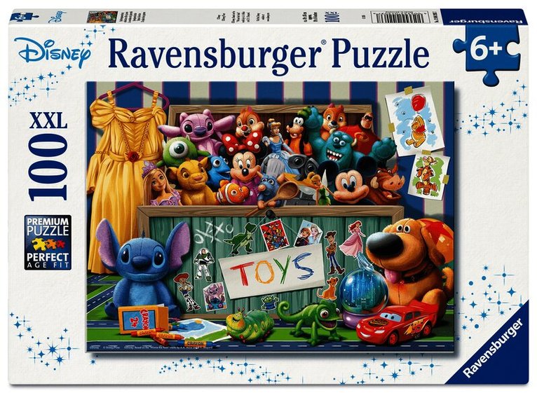 Pussel 100 bitar XXL Disney Pixar Multicharacter, Övrigt