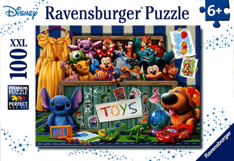 Pussel 100 bitar XXL Disney Pixar Multicharacter, Övrigt