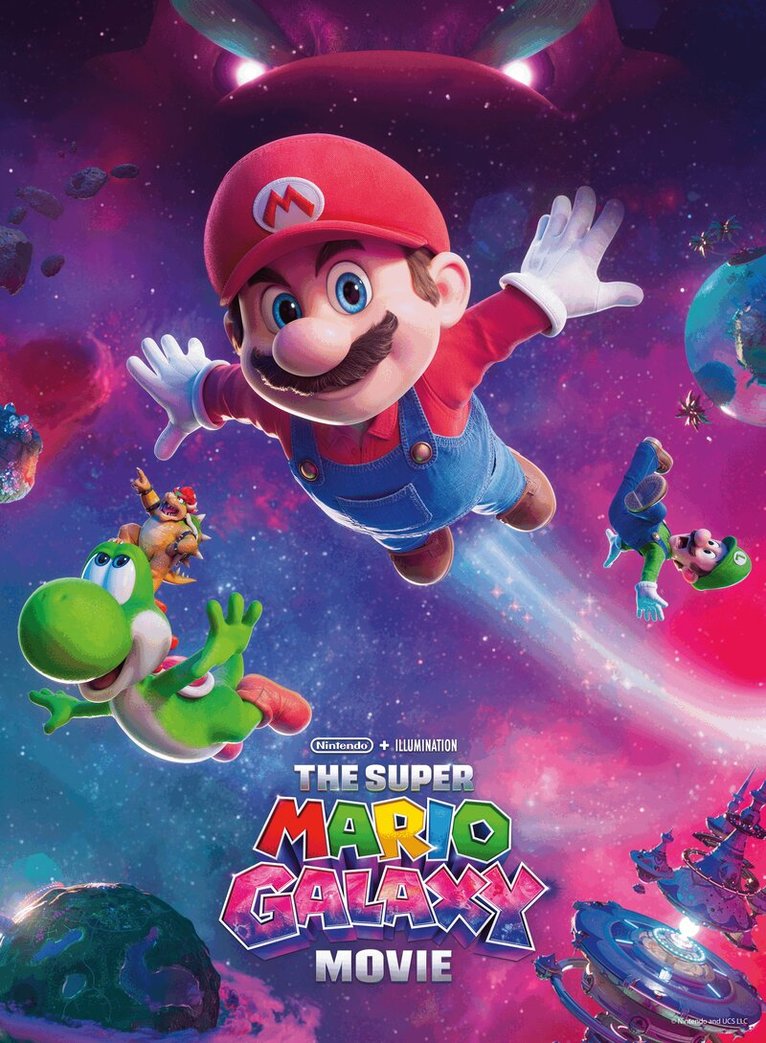 Pussel 300 bitar XXL - Super Mario Movie 2, Övrigt