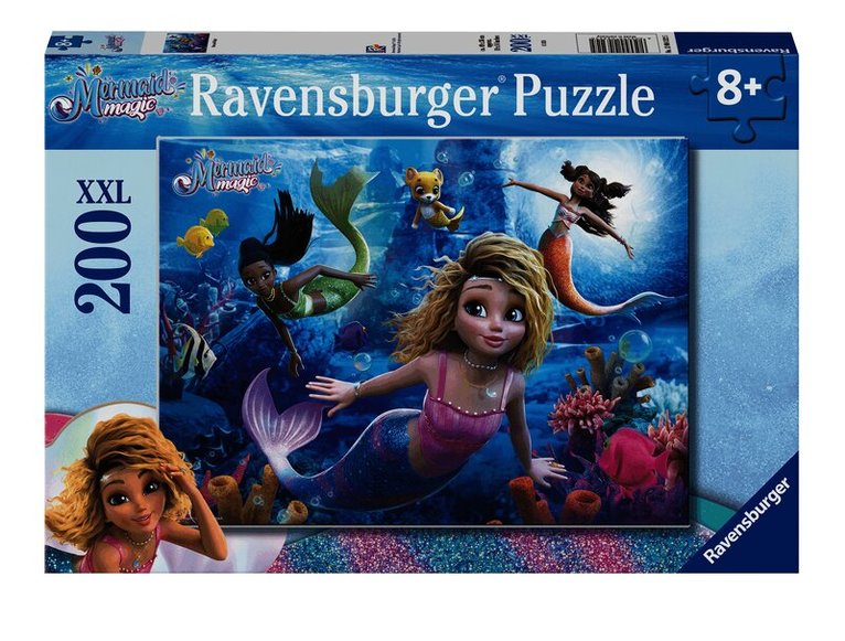 Pussel 200 bitar XXL Mermaid Magic, Övrigt